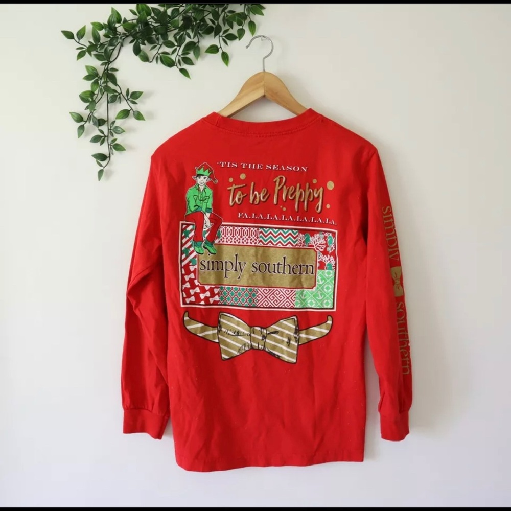 Holiday Shirt Simply Southern Women’s Long Sleeve